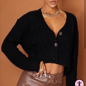 Pretty Little Thing Cable Knit Sweater